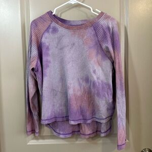 Purple Tie-Dye Women's Top